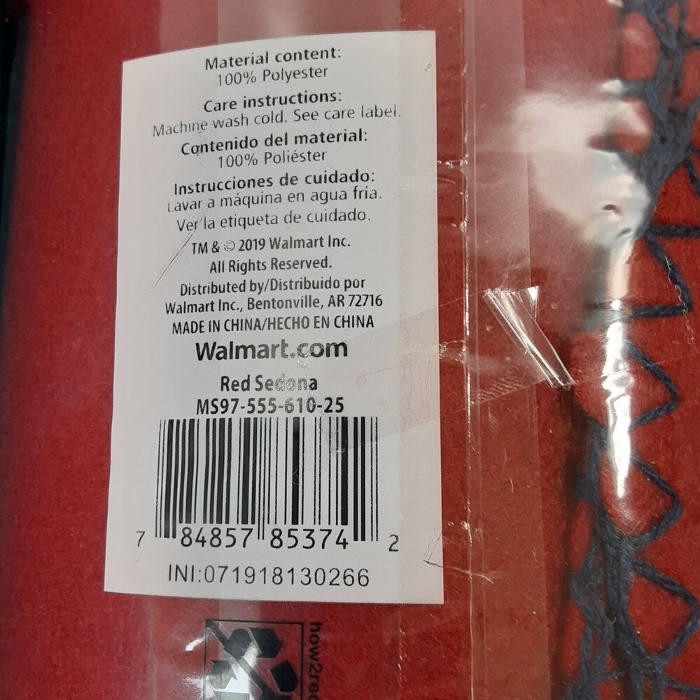 New Mainstays Fleece Throw Blankets - Lot of 4 - 50" x 60" - See Description - Picture 10 of 11